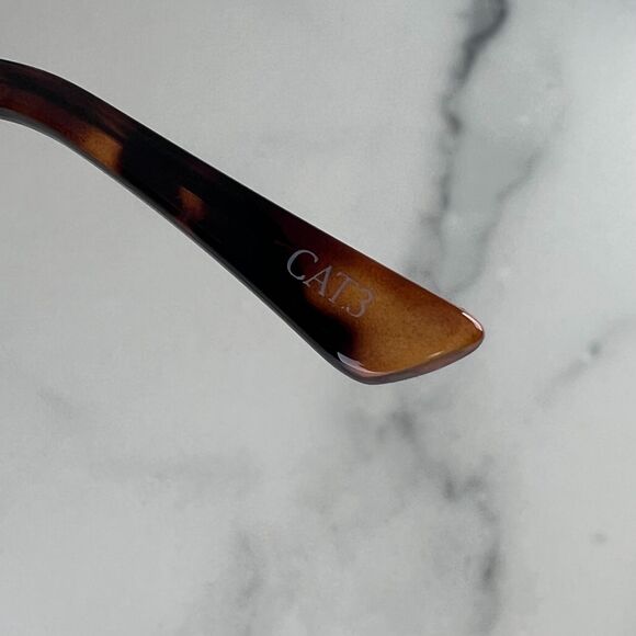 Otra ECHO Sunglasses Round Gold Metal Tortoiseshell Arm Green Lens 43-19-144 - Picture 9 of 14